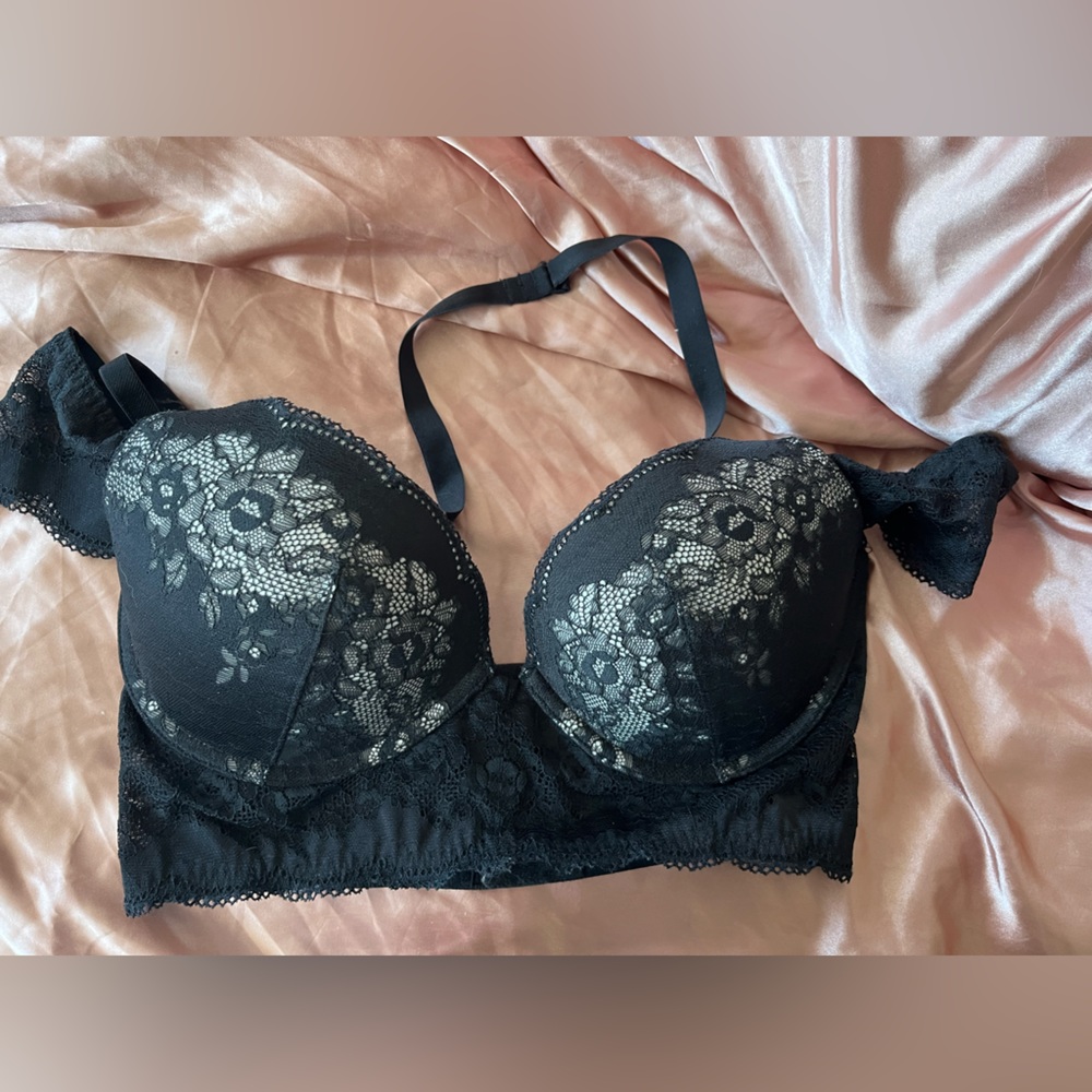 lingerie crop top